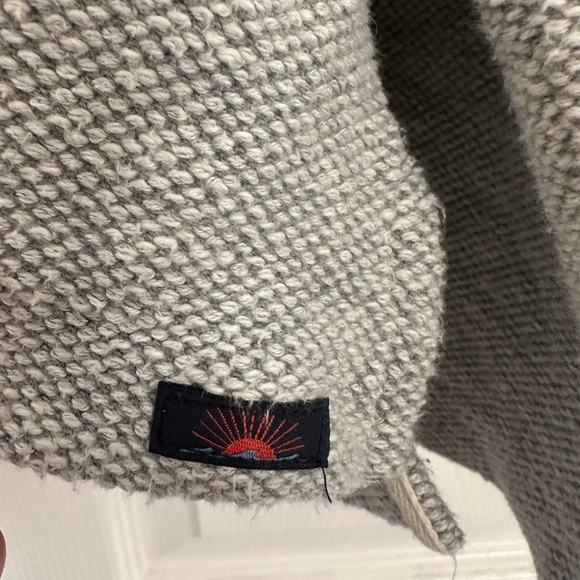 Faherty Seabrook Textured Poncho Hoodie pullover men’s XL Extra Large - Picture 3 of 5